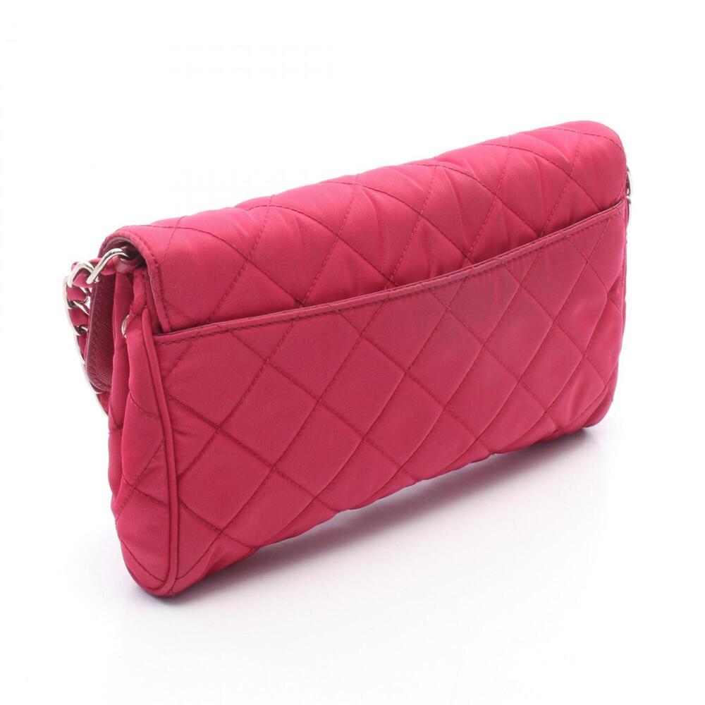 PRADA Pink Leather Shoulder Bag - Picture 2 of 7